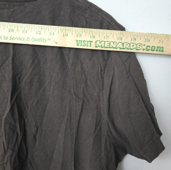 Vtg Y2K Brown White Tiger T Shirt Embroidered Stitched Varsity Lettering Urban - Picture 9 of 9